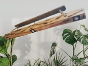 Lampa z belki drewnianej z drewna loft rustykalna