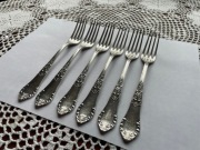 FRAGET wz. ROMAŃSKI Piękny komplet widelców 6szt