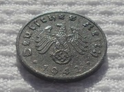 Niemcy III Rzesza 1 fenig reichspfennig 1942 J WiH Miasto Hamburg KM# 97 Zn