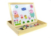 Tablica kredowa, magnetyczna HH Poland 30 x 23 cm Świnka Pepa Pig