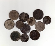 Niemcy 12 różnych monet srebrnych 