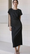 ZARA Nowa sukienka maxi drapowana M 