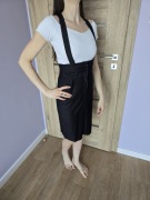 Spódnica z wysokim stanem i szelkami XS 