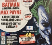 Gry CD-Action 2x DVD nr 247: Batman: Arkham Asylum, Max Payne