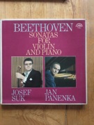 Płyta winylowa Beethoven sonaty na skrzypce i fortepian 4 płyty w albumie