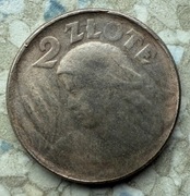 II RP 2 złote 1924 Żniwiarka