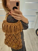 Torebka koszyk damska naturalna