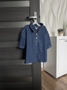 Koszulka Polo denim TRF