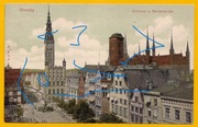Gdańsk-Danzig. Pocztówka z datą  1905. Widok .