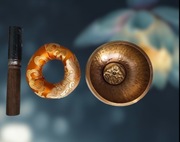 Misa tybetańska dźwiękowa grająca młotek, poduszka