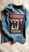kurtka jeansowa Kreator Extreme Aggression thrash heavy metal rock PRL
