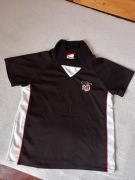 Czarno-biała sportowa koszulka 