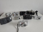 Aparaty fotograficzne uszkodzone zestaw dla majsterkowicza
