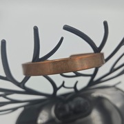 Bransoletka miedziana otwarta zdrowotna retro 6cm miedź męska damska