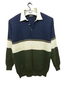 Sweter bawełniany retro vintage Reunion Togs XL 100% gruba bawełna