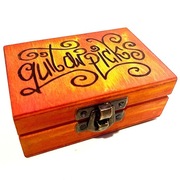 Pudełko na kostki gitarowe Handmade