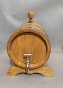 Beczka dębowa na alkohol 5 litrowa NOWA