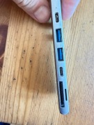 Przejściówka 2xUSB-C na USB-A, HDMI, slot na kartę 