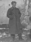 Zdjęcie żołnierz SS w uszance zima 1943-44 "przeklęci bolszewicy" Das Reich