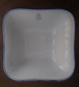 Altwasser. Stary Zdrój. Carl Tielsch. Salaterka miska głęboka kwadrat