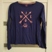 Alive koszulka bawełniana bluzka na długi rękaw 164