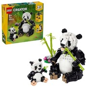 LEGO Creator 3 w 1, Dzikie zwierzęta: rodzina pand, 31165