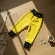 Spodnie softshell Mamaiti nowe rozmiar 116 122 neonowe żółte 20 000 mm