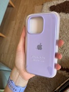 Case iPhone 16 Pro etui silikonowe nowe logo apple fioletowe purple
