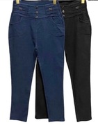 Spodnie jegginsy z wysokim stanem 