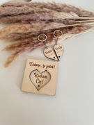 Breloki połówki serca dla zakochanych walentynki