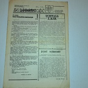 SOLIDARNOŚĆ RZESZOWSKA nr 55/66 1981 r, Unikat !
