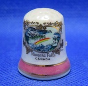 Naparstek Kolekcjonerski Porcelanowy Canada Niagara Falls 