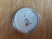 Moneta Srebrna Lunar I Rok Królika 1999 1 oz (1, królik, hase)