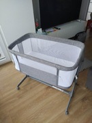 Łóżeczko dziecięce niemowlęce dostawne 3w1 wolnostojące kółka + materac