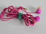 Słuchawki sony różowe douszne