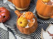 Zapachowa duża Świeca sojowa Pumpkin z dyniami w kubku dyniowe ciasto 330 g