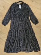 Sukienka Sinsay M czarna w groszki