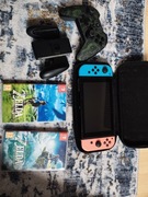 Nintendo Switch plus dwie Zeldy