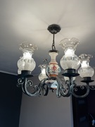 Żyrandol kuty sześcioramienny 