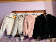 4 bluzy dziewczęce typu miś roz 122/128 firmówki