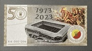 Polska bon / banknot jubileuszowy PWPW 50-lecie Korony Kielce 2023 UNC
