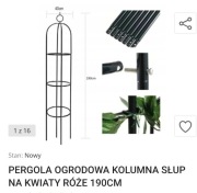 Podpora pergola ogrodowa 180 słup 