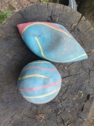 Piłki gumowe stare zabawki z produkcji form aluminiowych wtryskarek