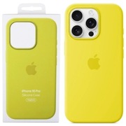 Silikonowe etui Apple iPhone 16 Pro z MagSafe - Star Fruit (żółte)