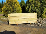 Donica drewniana skrzynia z drewna 80x40 SOLIDNA!!