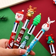 Świąteczny długopis wielokolorowy Mikołaj, renifer, bałwanek lub choinka