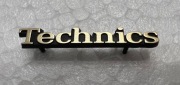 TECHNICS LOGO Znaczek Emblemat  31x5 mm Oryginał Demontaż