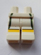 LEGO 970 spodnie nogi białe pasy czarno- żółte