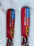 Narty Salomon Equipe 10 2V PR + wiązania, kijki i pokrowiec