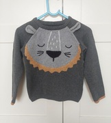 Sweter szary lew Dunnes Stores roz.92